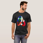 T-shirt Chile Flag Mexico Grown Ring Marriage Wedding (Devant entier)