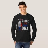 T-shirt Chile It's In My DNA Proud Chilean Chile Flag (Devant entier)