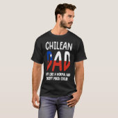 T-shirt Chile men Chile flag mens Chile Chilean dad (Devant entier)