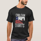 T-shirt Chilean Darts Hobby Dart Player (Devant)