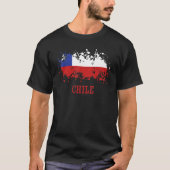 T-shirt Chilean enthusiasts for Chile and Chile (Devant)