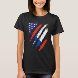 T-shirt Chili Américain Drapeau Cultivé USA Patriot Hérita