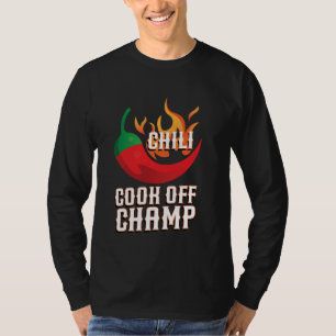 T-shirt Chili Cook Off Champ Fiery Excellence Cuisine épic