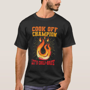 T-shirt Chili Cook Off Cote pour un Champion du Chili Cook