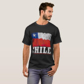 T-shirt Chili Drapeau chilien (Devant entier)