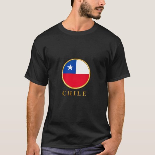T-shirt Chili - Drapeau chilien (Devant)