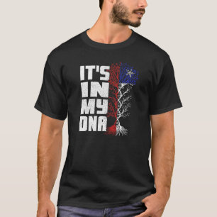 T-shirt Chili Drapeau Hispanique chilienne C'est dans mon 