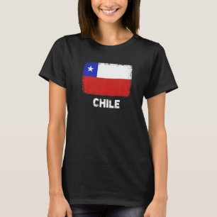 T-shirt Chili Drapeau Soutien Peuple Chilien Femmes Hommes