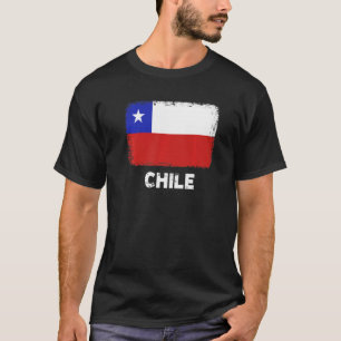 T-shirt Chili Drapeau Soutien Peuple Chilien Femmes Hommes