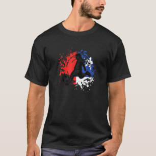 T-shirt Chili Football Football Football Chili Drapeau