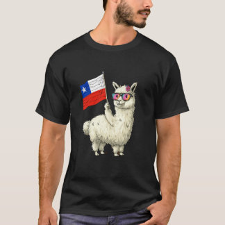 T-shirt Chili Llama Fierté Chilienne Racines Chiliennes Dr