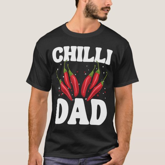 T-shirt Chili Papa Vegetable Pères' Day Gardener 1 (Devant)