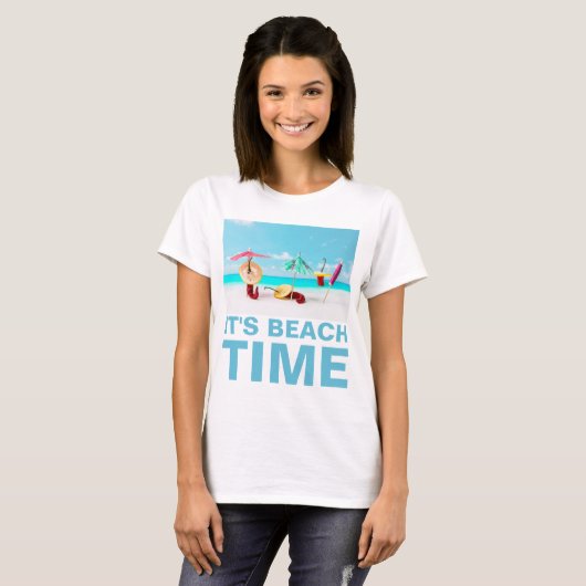 T-shirt Chili Peppers Beach Time Funny custom (Devant entier)