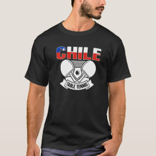 T-shirt Chili Ping Pong Chilien Table Tennis Team Soutien