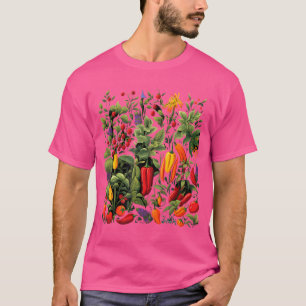 T-shirt Chili Poivre Plante Chillis Garden Poivre épicé