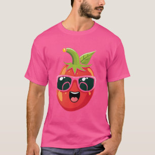 T-shirt Chili Portant des lunettes de soleil Chili épicé H