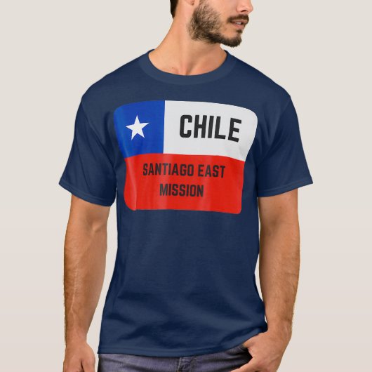 T-shirt Chili Santiago East LDS Mormon Mission (Devant)