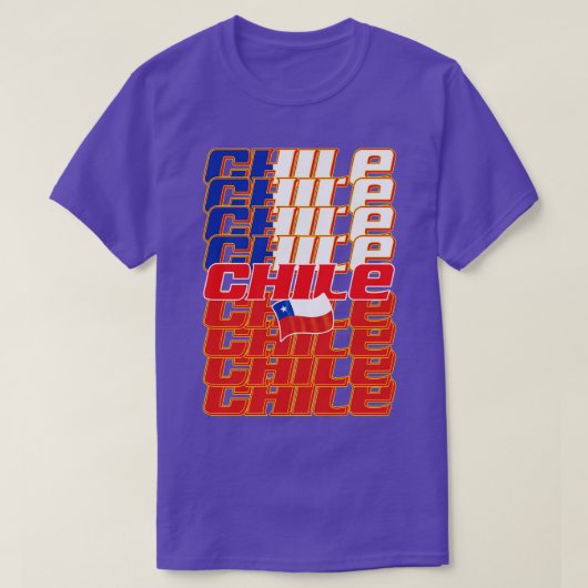 T-shirt Chili Texte en cascade 2 (Design devant)