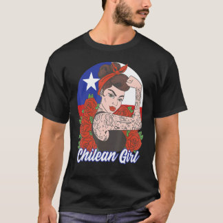 T-shirt Chilienne fille Chili Femmes 1