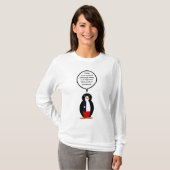 T-shirt Chilienne Parler de Mme Penguin Personnalisée (Devant entier)
