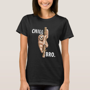 T-shirt Chill Bro Hipster Relax Con Boys & Girls