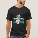 T-shirt Chill Dude Kid Winter Christmas Retro<br><div class="desc">Chill Dude Kid Winter Christmas Retro.</div>