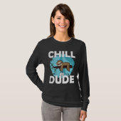 T-shirt Chill Dude Sloth (Devant entier)