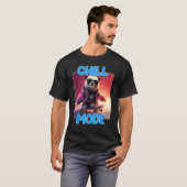 T-shirt Chill Mode Panda Bear Animal Cute Panda (Devant entier)
