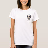 T-shirt Chill Skeleton in Backward Cap Holding Steaming (Devant)