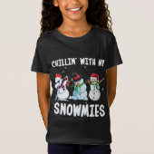T-Shirt Chillat' avec mes neiges Noël Noël Noël Noël Noël (Devant)