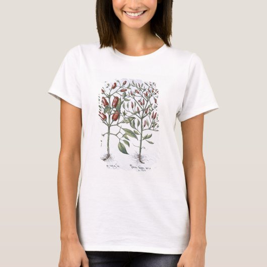 T-shirt Chilli Pepper plants, from the 'Hortus Eystletsi (Devant)