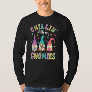 T-shirt Chillin Avec Mes Gnomes Drôle Pamajas Famille Gnom