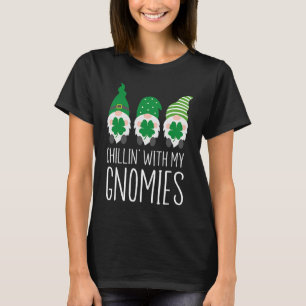 T-shirt Chillin avec mes Gnomies St Patrick's Day