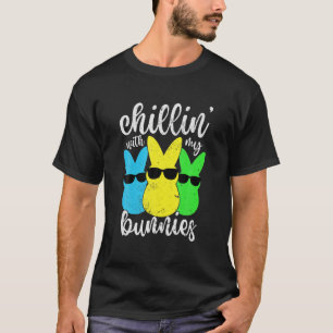 T-shirt Chillin avec mes lapins Enfants Garçons Pâques Jou
