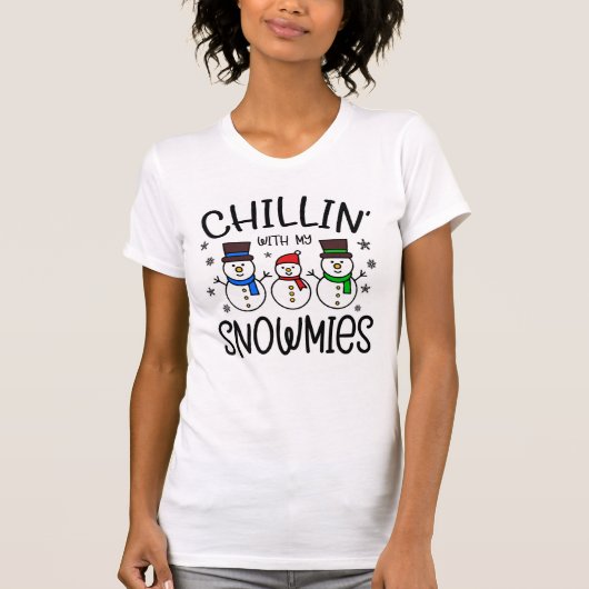 T-shirt Chillin avec mes neiges (Devant)