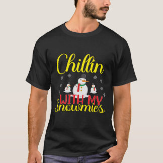 T-shirt Chillin avec mes neiges