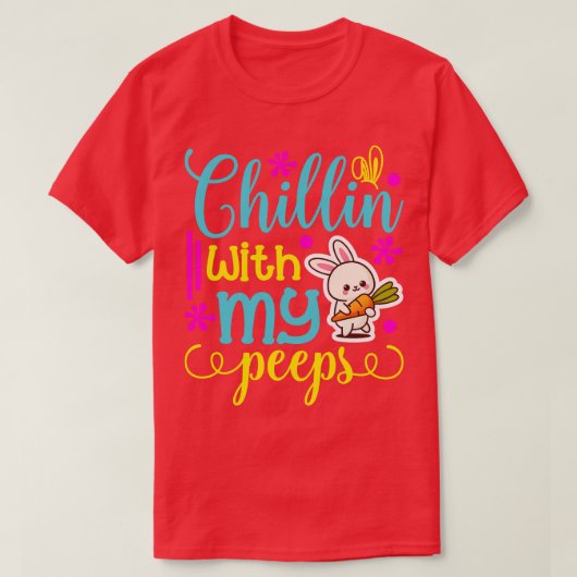 T-shirt Chillin avec mes potes (Design devant)