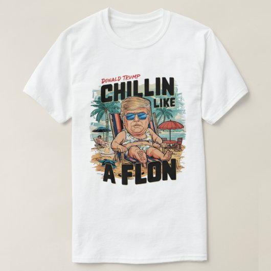 T-shirt Chillin comme un Felon drôle Trump été 2024 (Design devant)