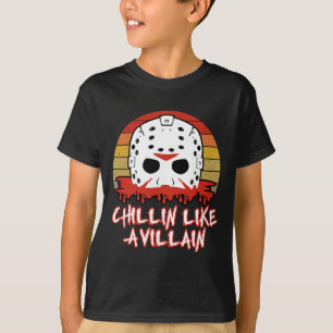 T-shirt Chillin Comme Un Ventilateur De Film D'Horreur