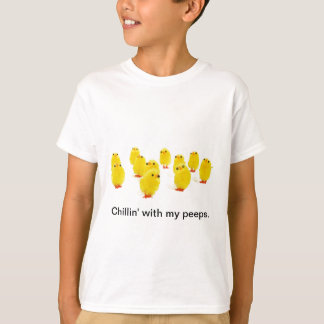 T-shirt Chillin d'aimant de poussin avec mon habillement