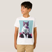 T-shirt Chillin de chat mignon' (Devant entier)
