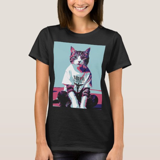 T-shirt Chillin de chat mignon' (Devant)