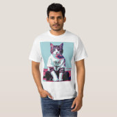T-shirt Chillin de chat mignon' (Devant entier)