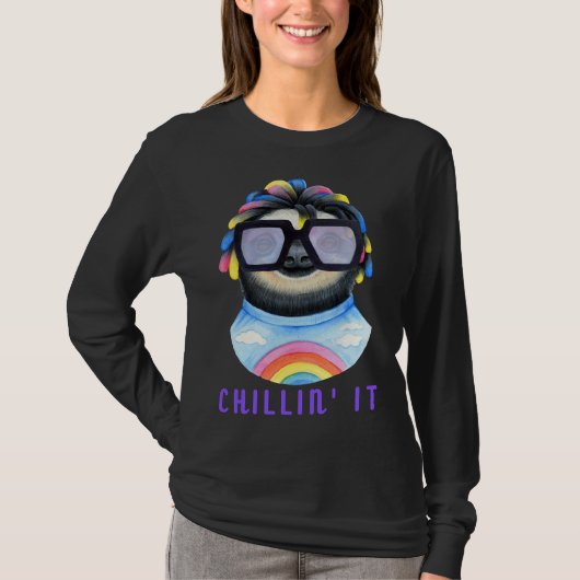 T-shirt Chillin It Cool Sloth Et Accessoires Pour Hommes C (Devant)