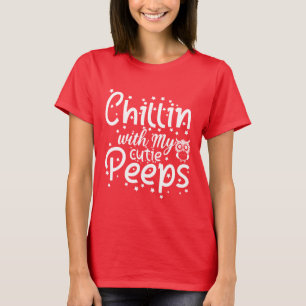 T-shirt Chillin mignon avec mes Peeps Pâques
