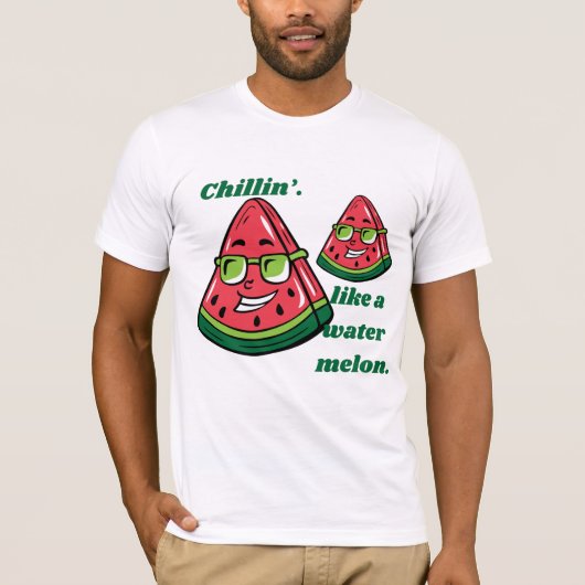 T-SHIRT CHILLIN WATERMELON (Devant)