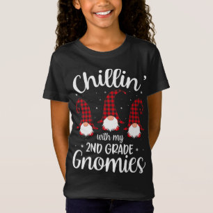 T-Shirt Chillin' with My 2nd Grade Gnomies - Enseignant Ch