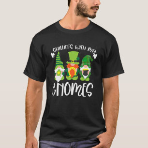 T-shirt Chillin' With My Gnomes Happy Patrick's Day C Luck