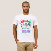 T-shirt Chillin With My Snowmies -Cute Snowman Christmas (Devant entier)
