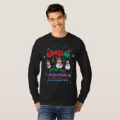 T-shirt Chillin With My Snowmies -Cute Snowman Christmas (Devant entier)